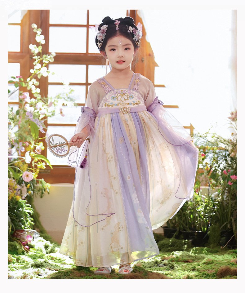 Chinese Princess Hanfu Little Girl Party Dress