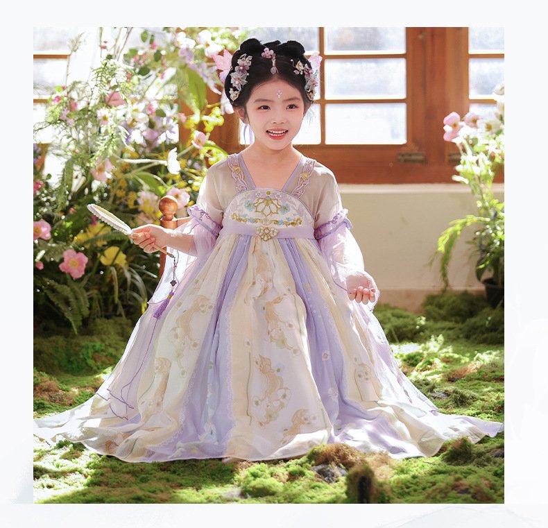 Chinese Princess Hanfu Little Girl Party Dress