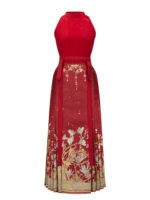 Chinese Red Wedding Dress Modern Hanfu for Toasting - Image 5