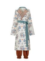 Chinese Robe Female Set with Lantern Pants - Image 4