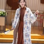 Chinese Robe Female Set with Lantern Pants