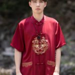 Chinese Shirts For Men Dragon PatternTang Suit Shirt