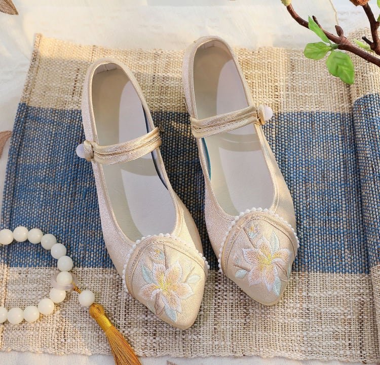 Chinese Shoes For Women Embroidered Cheongsam Shoes