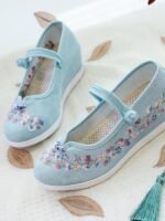 Chinese Shoes Hanfu Qipao Embroidered Dance Shoes - Image 2