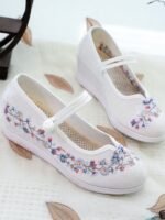 Chinese Shoes Hanfu Qipao Embroidered Dance Shoes - Image 3