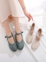 Chinese Shoes Women Embroidered Heel Shoes