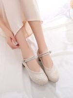 Chinese Shoes Women Embroidered Heel Shoes - Image 2