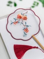 Chinese Silk Fan Traditional Round Fan - Image 5