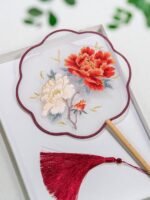 Chinese Silk Fan Traditional Round Fan