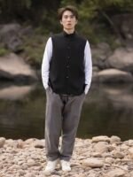 Chinese Sleeveless Tang Vest Men Coat - Image 2