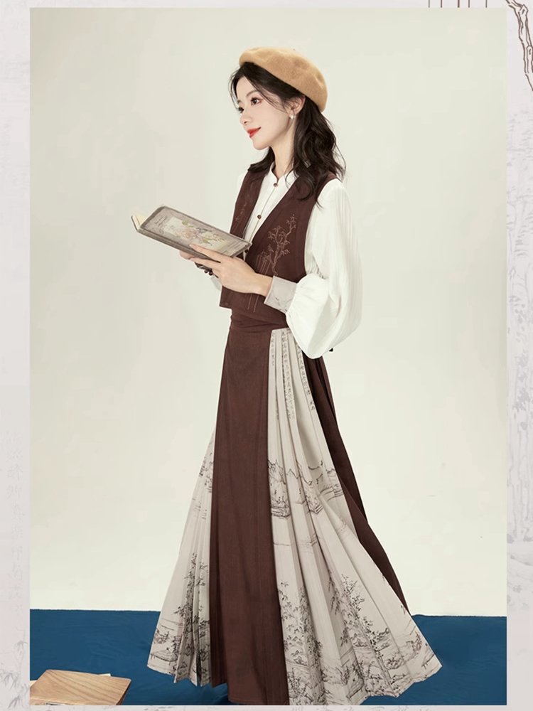 Chinese Street Fashion Hanfu Tang Style Dress