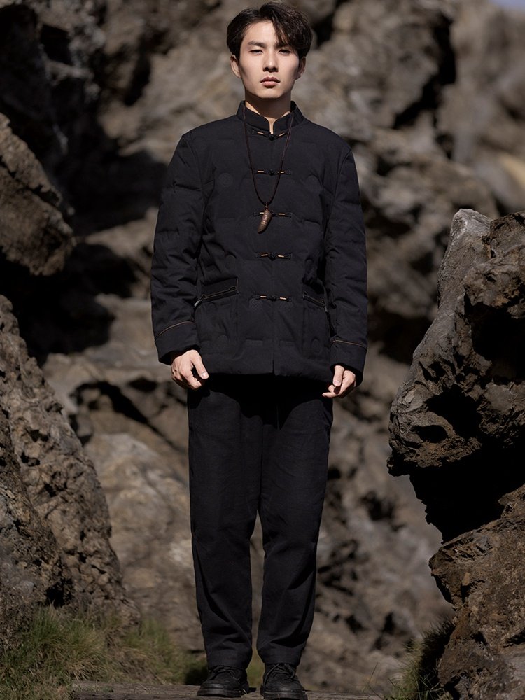 Chinese Style Coat Tang Suit Men's Cotton Jacket