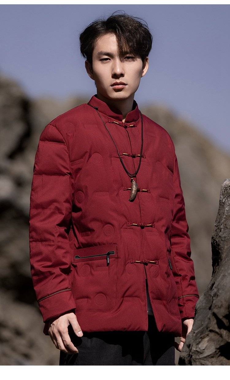 Chinese Style Coat Tang Suit Men's Cotton Jacket