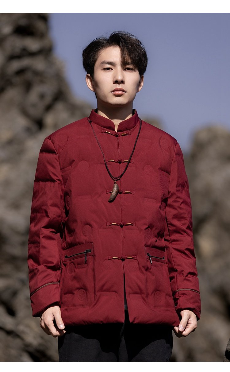 Chinese Style Coat Tang Suit Men's Cotton Jacket