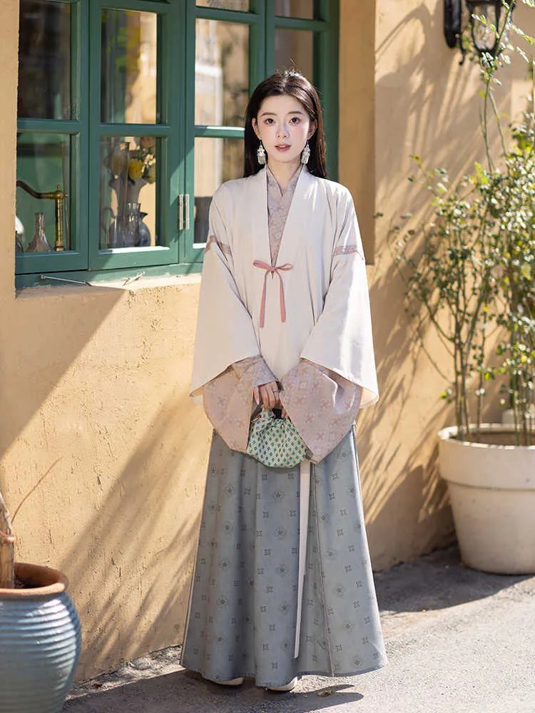 Chinese Style Dress Women Fashion Hanfu Set
