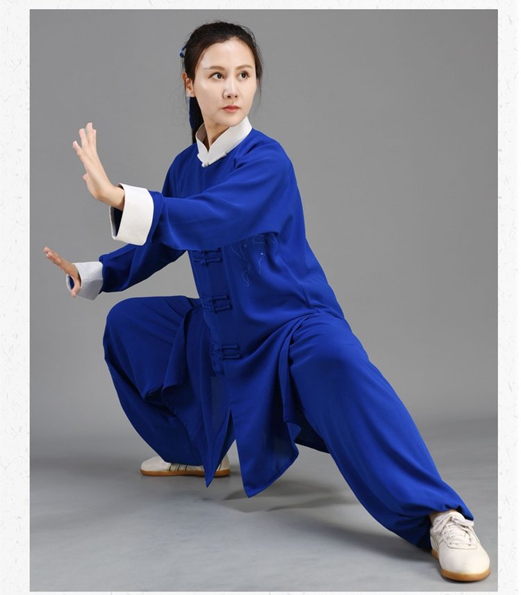 Chinese Style Embroidery Tai Chi Clothes Female