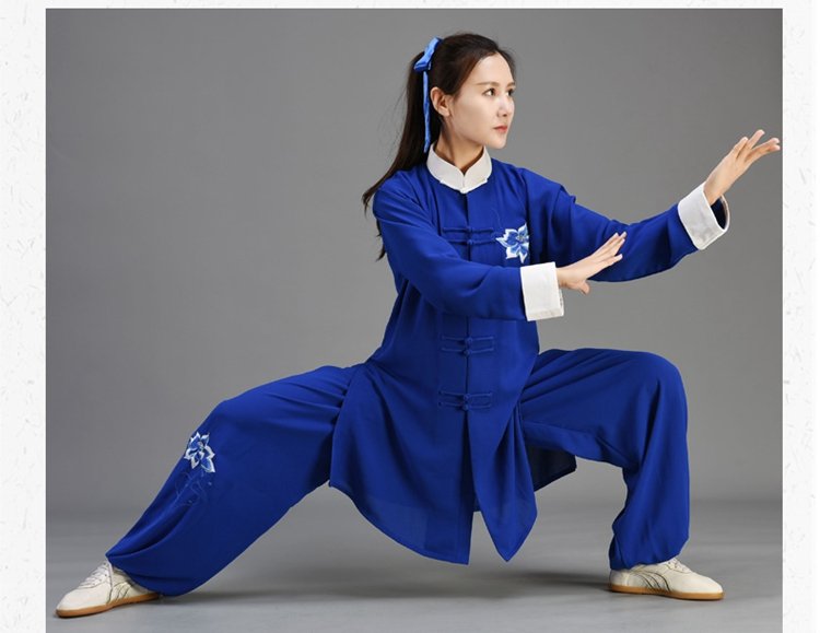 Chinese Style Embroidery Tai Chi Clothes Female