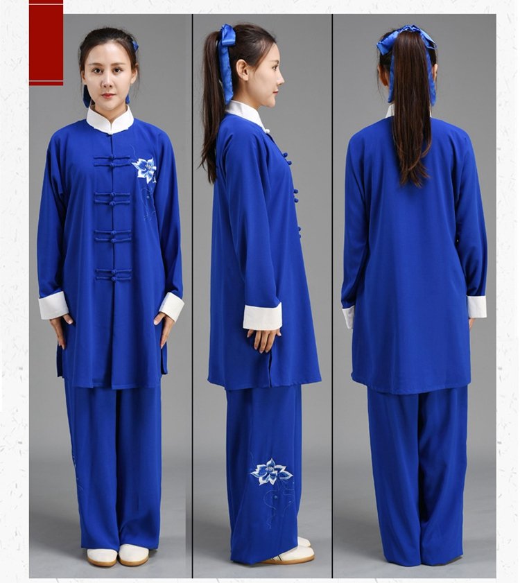 Chinese Style Embroidery Tai Chi Clothes Female