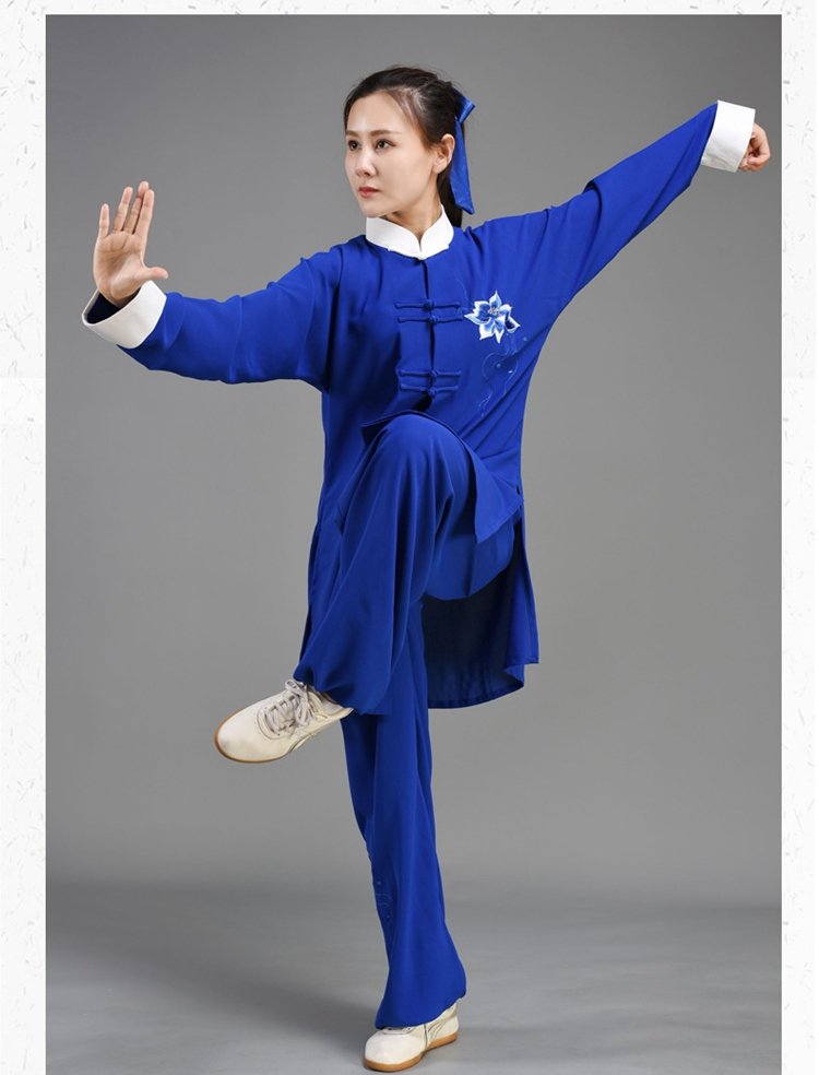 Chinese Style Embroidery Tai Chi Clothes Female