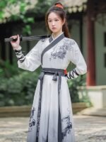 Chinese Style Hanfu Wuxia Clothes for Men And Women - Image 3