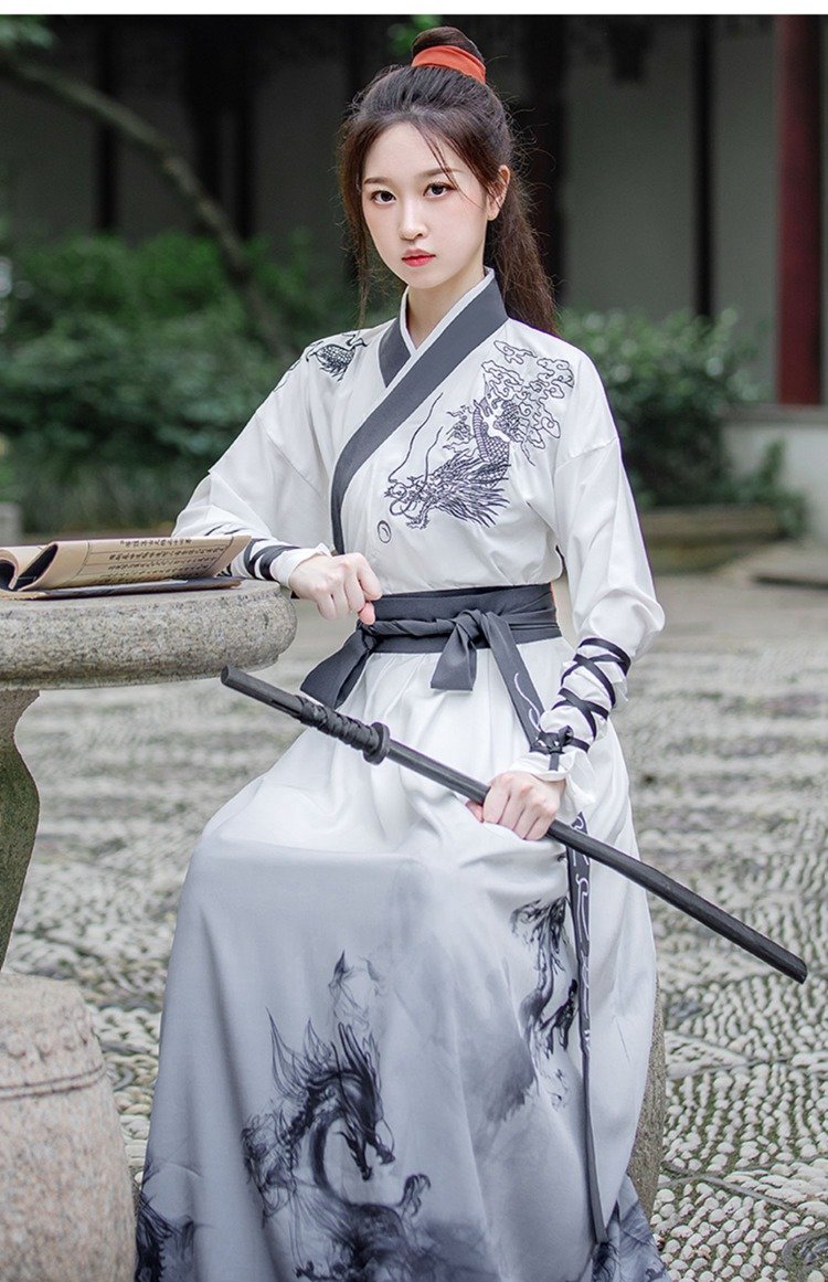 Chinese Style Hanfu Wuxia Clothes for Men And Women