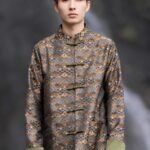 Chinese Style Jacket for Men Loose Tang Suit