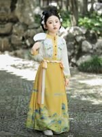 Chinese Style Kids Modern Dresses Fashion Hanfu
