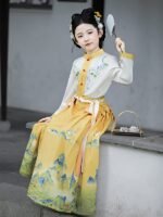 Chinese Style Kids Modern Dresses Fashion Hanfu - Image 3