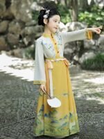 Chinese Style Kids Modern Dresses Fashion Hanfu - Image 4