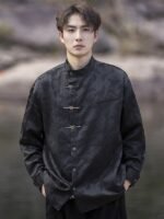 Chinese Style Shirt Man Loose Men’s Top