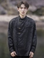 Chinese Style Shirt Man Loose Men’s Top - Image 3