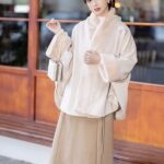 Chinese Style Short Cloak Winter Hanfu Coat