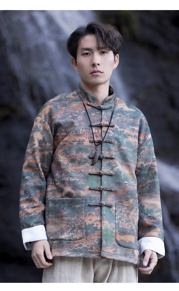 Chinese Style Suit Jacket loose Tang Suit Coat