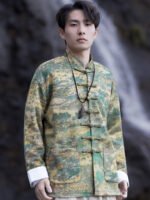 Chinese Style Suit Jacket loose Tang Suit Coat - Image 2