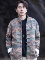 Chinese Style Suit Jacket loose Tang Suit Coat - Image 4