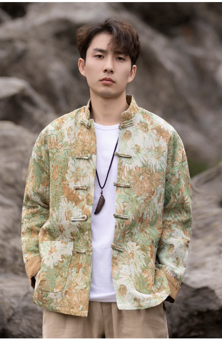 Chinese Style Suit Tang Style Loose Jacket Men