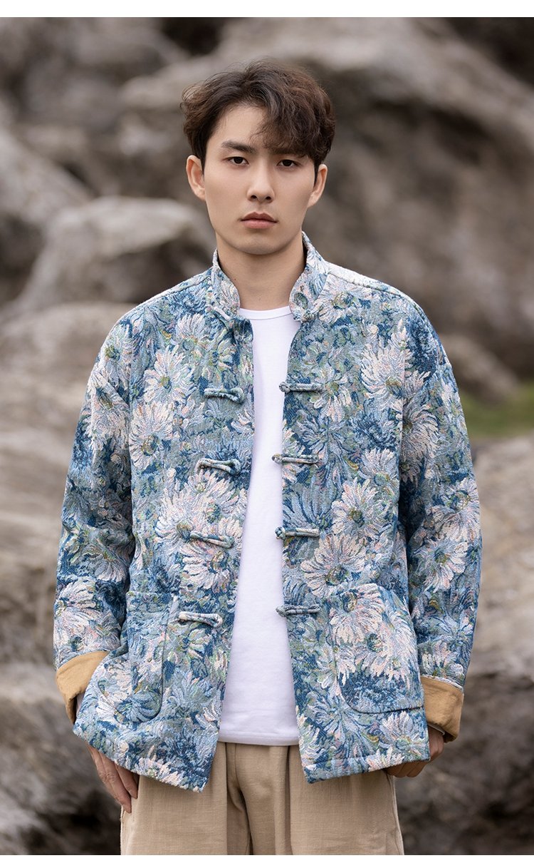 Chinese Style Suit Tang Style Loose Jacket Men