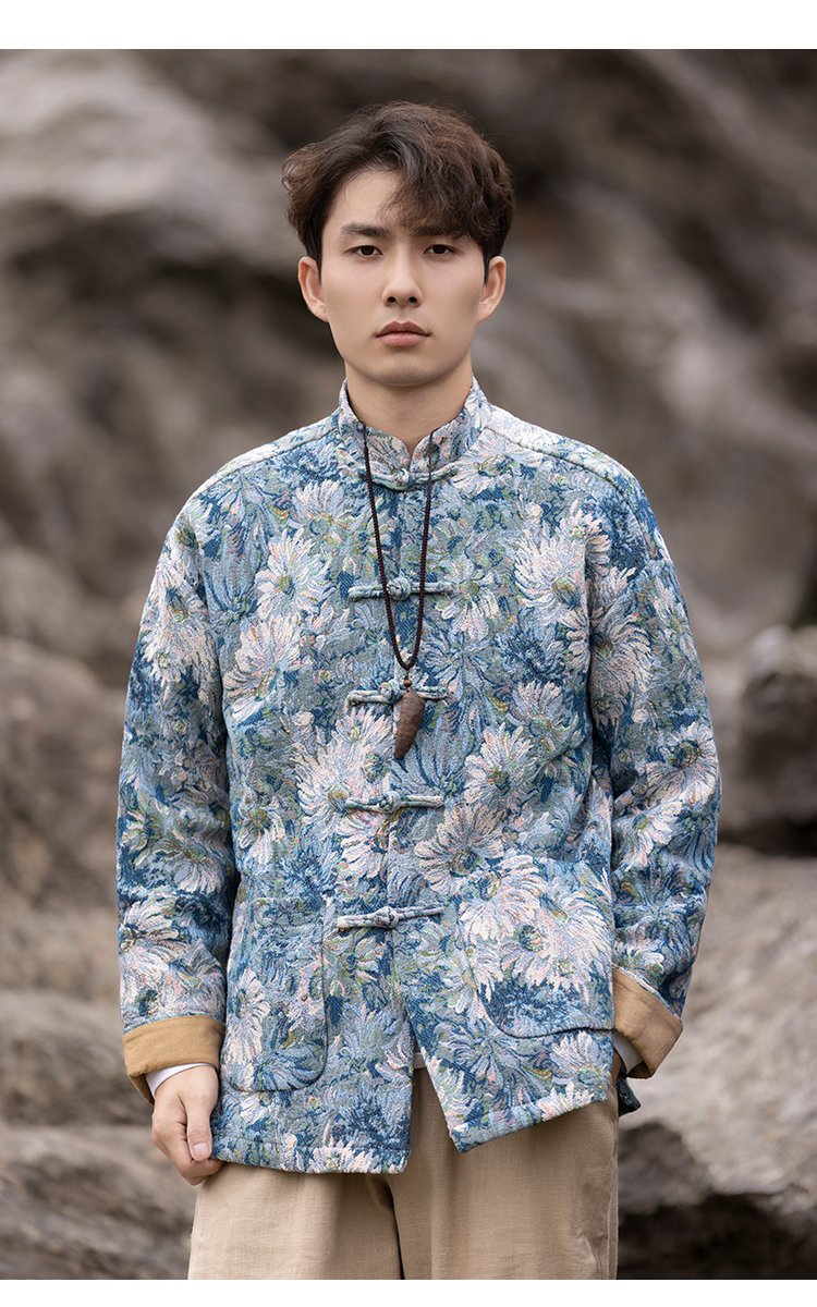 Chinese Style Suit Tang Style Loose Jacket Men