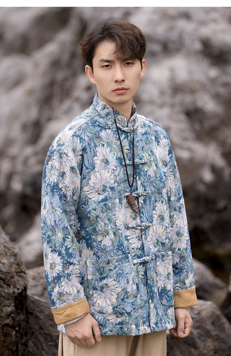 Chinese Style Suit Tang Style Loose Jacket Men
