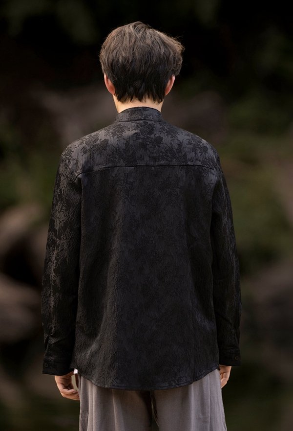 Chinese Style Tang Suit Mens Linen Shirts