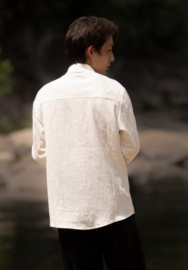 Chinese Style Tang Suit Mens Linen Shirts
