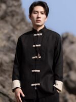 Chinese Style Tangzhuang Men’s Jacket - Image 2
