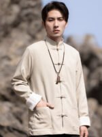 Chinese Style Tangzhuang Men’s Jacket - Image 3
