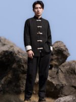 Chinese Style Tangzhuang Men’s Jacket - Image 5