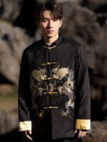 Chinese Style Zhongshan Suit Embroidery Retro Tang Jacket - Image 2