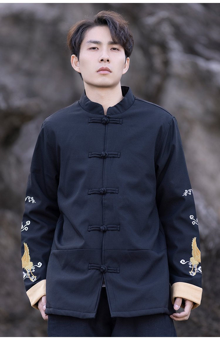Chinese Suit Jacket Tang Style Men's Cotton Jacket