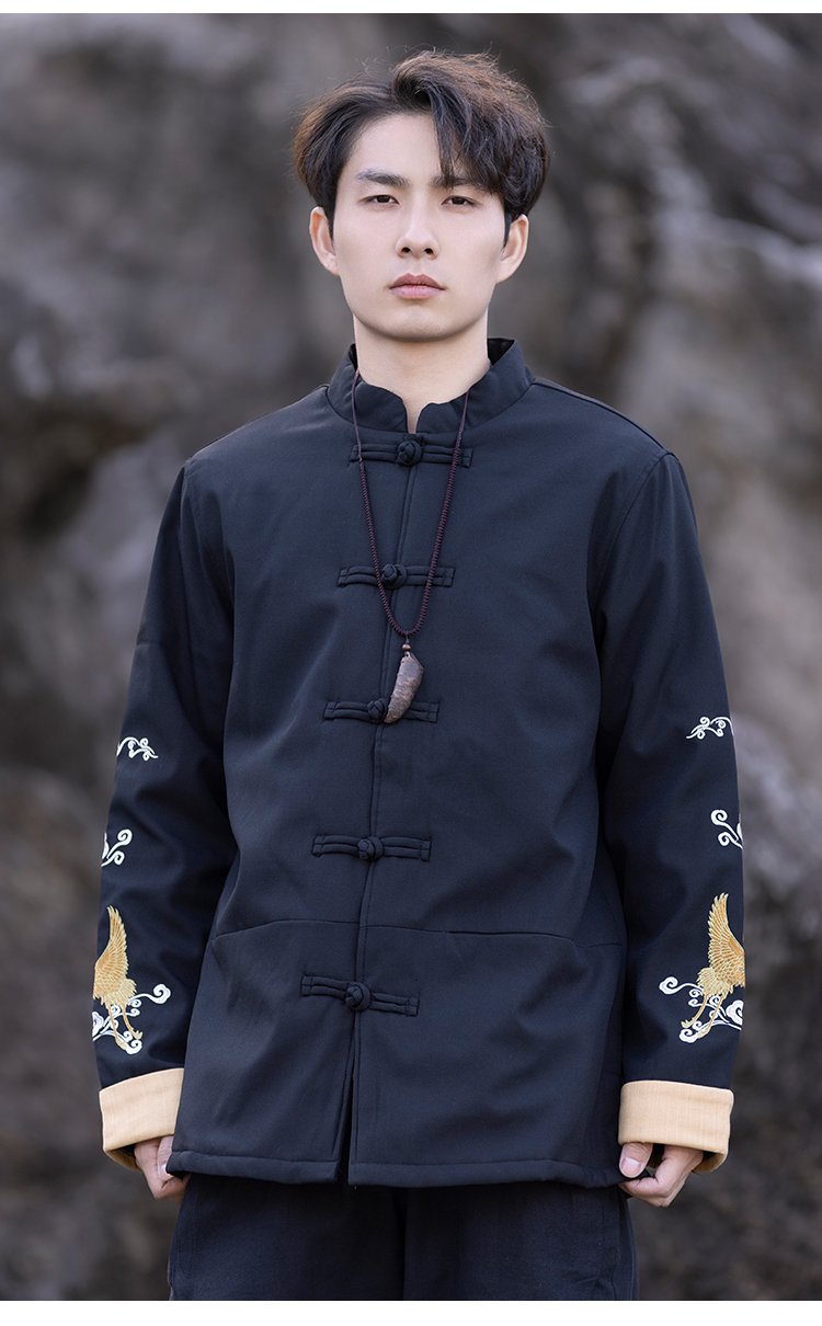 Chinese Suit Jacket Tang Style Men's Cotton Jacket