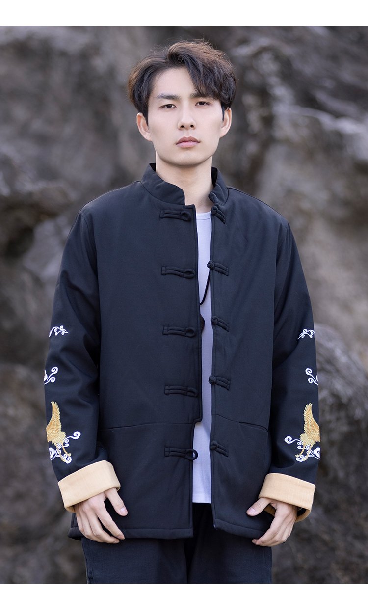 Chinese Suit Jacket Tang Style Men's Cotton Jacket