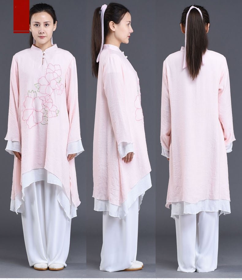Chinese Tai Chi Clothes Embroidery Performance Suit