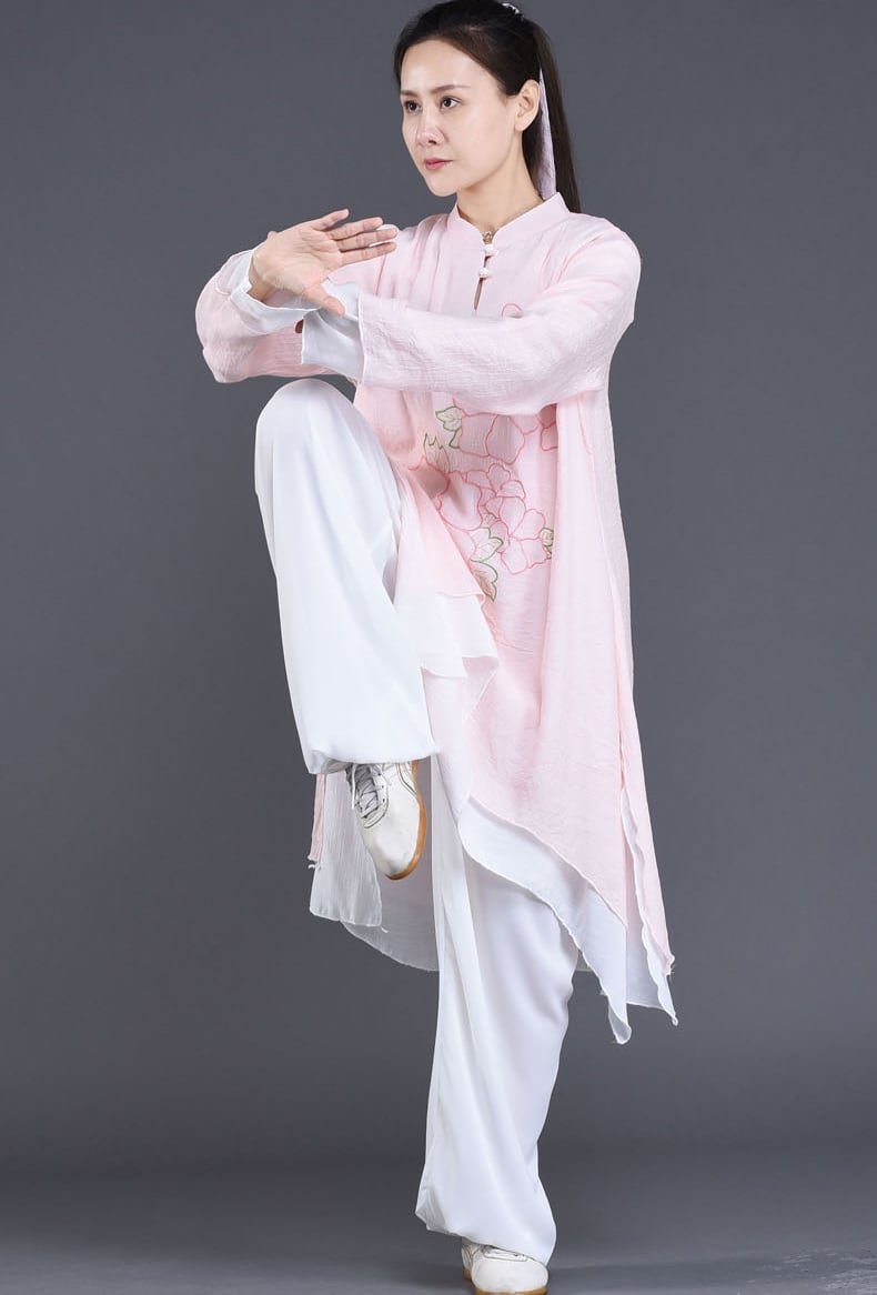 Chinese Tai Chi Clothes Embroidery Performance Suit